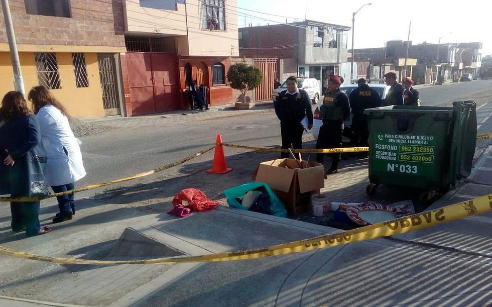 Dejan en la vía pública dos fetos dentro de frascos y expuestos a los canes