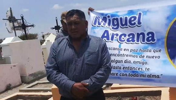 El hermano de Miguel Arcana, muerto  en protestas de Arequipa, pide justicia| Foto: Omar Cruz