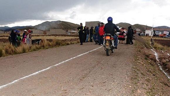 Pobladores de Lampa exigirán a Juan Luque inicio de carretera 