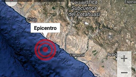 Otro sismo de 4.3 grados se registra en Arequipa