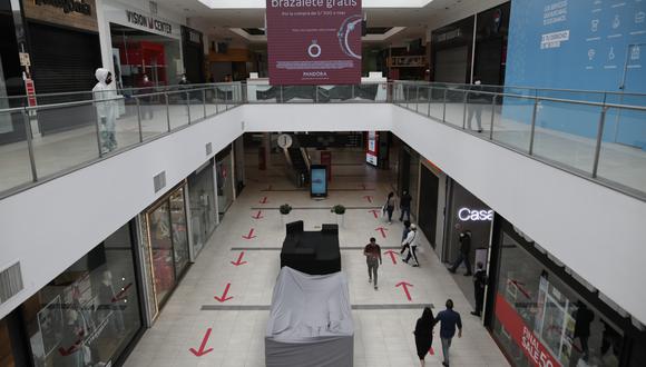 Centros comerciales esperan recuperar ingresos del domingo en otros días de la semana. (Foto: Anthony Niño de Guzman / GEC)