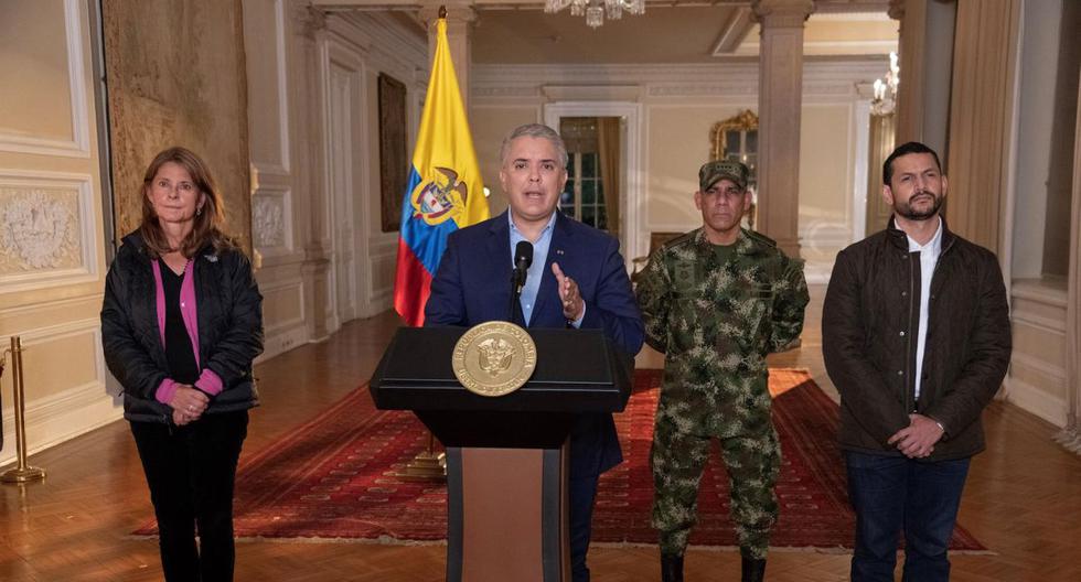Imagen del presidente de Colombia, Iván Duque. (Foto: EFE).