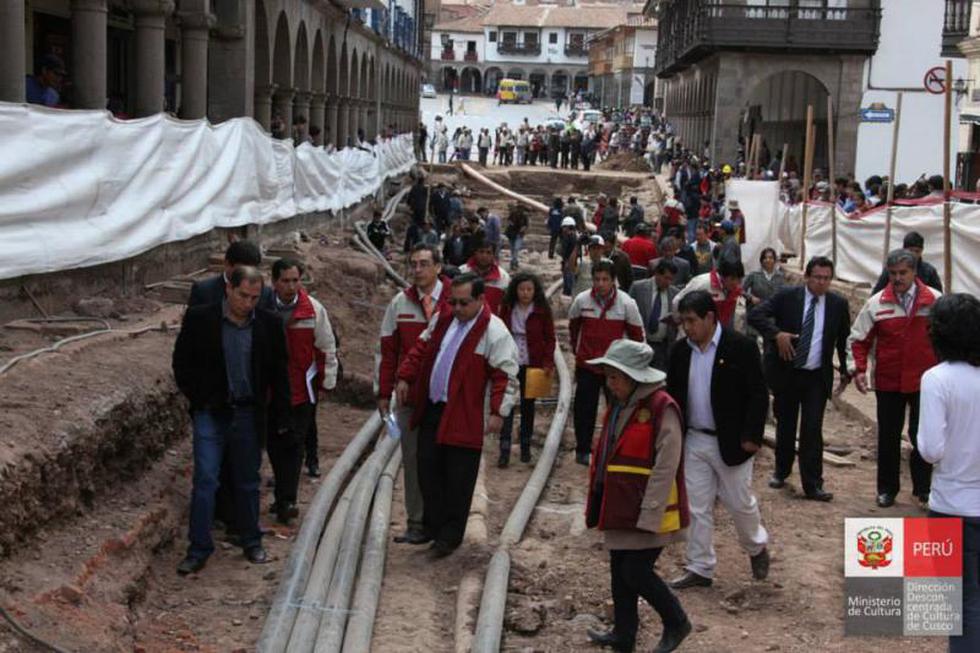 Deciden que muro inca y escalinatas serán conservados y enterrados (FOTOS)