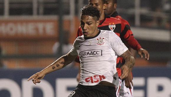Corinthians con Guerrero igualó ante el Santos de Neymar
