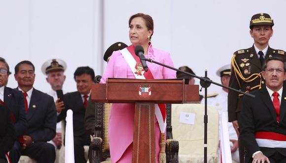 Dina Boluarte se pronunció sobre el golpe de Estado de Pedro Castillo. Foto: Presidencia