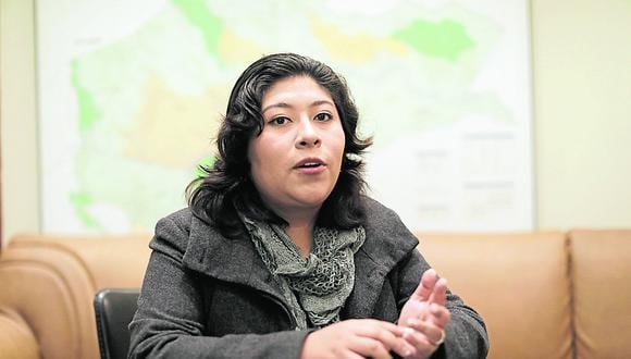 Ministra de Trabajo, Betsy Chávez (Foto: @photo.gec)