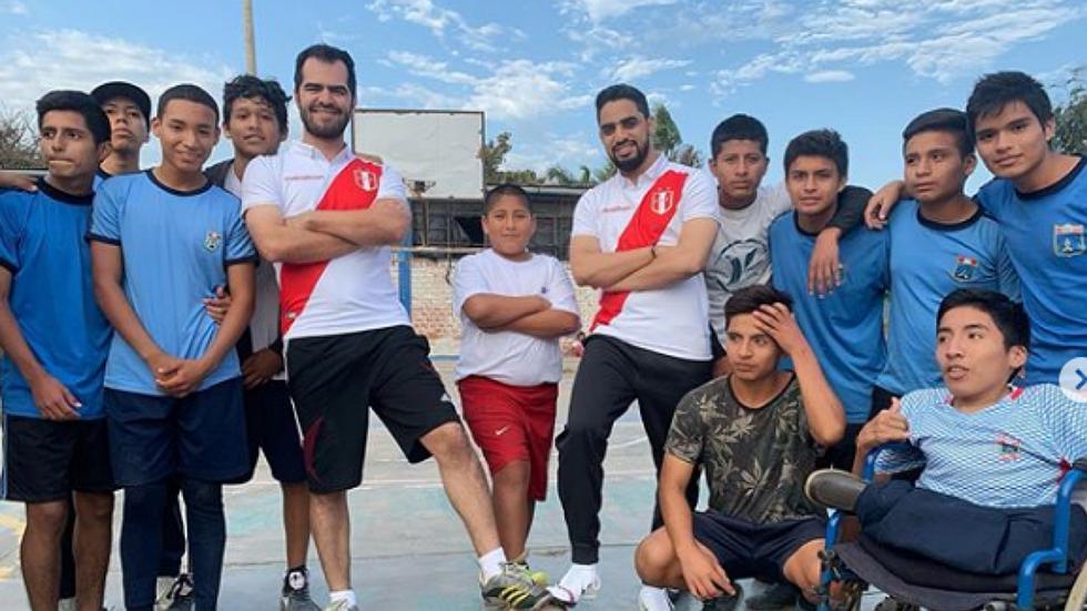 Empresario árabe se lució con los colores de la 'bicolor' y señaló que Perú se encuentra en su corazón