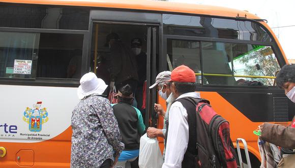 Por segundo día no hubo consenso para el reinicio del servicio de transporte en Arequipa