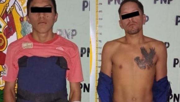 Policía detuvo a un venezolano y a un peruano cuando iban a perpetrar un hecho delictivo en Chepén. (FOTO: PNP)