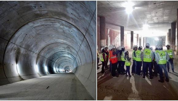 Conoce cómo se ve la construcción de la Línea 2 del Metro de Lima (FOTOS)