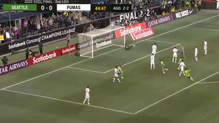 Gol de Raúl Ruidíaz: el delantero peruano marca el 1-0 de Seattle Sounders sobre Pumas 