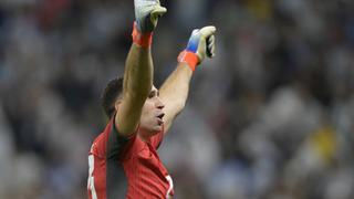 Todo un líder: la arenga de Emiliano Martínez antes de entrar a la cancha (VIDEO)