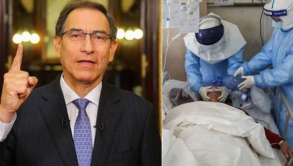 El presidente Martín Vizcarra informó que el primer caso de coronavirus en el Perú se diagnosticó en un hombre de 25 años que estuvo en España, Francia y República Checa. (Foto: GEC/AFP)
