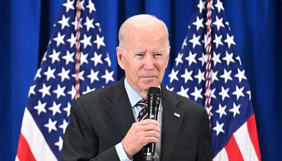 El presidente de los Estados Unidos, Joe Biden (Foto de Jim WATSON / AFP)