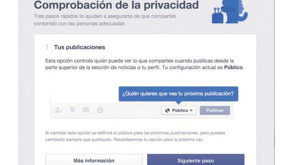 Facebook: Conoce la nueva opción de "Comprobación de privacidad"