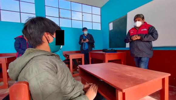 El gerente regional de Educación, Oster Paredes, reveló no se han detectados más casos, pero habían 15 alumnos que acudían a colegio ubicado en Otuzco en el que detectaron el caso del letal virus.