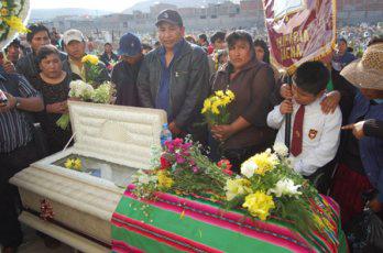 Dan último adiós
 a niño atropellado