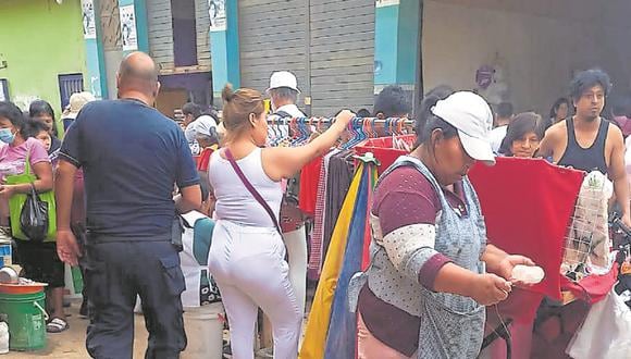 Informales del Mercado Mayorista de Moshoqueque cancelarían un monto a personal de la municipalidad de José L. Ortiz para evitar supuestamente ser desalojados.