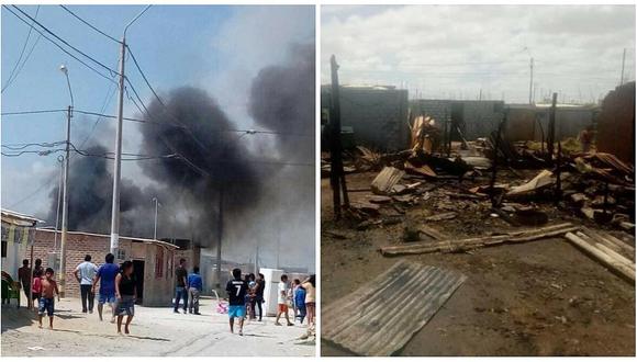 Siete familias se quedan sin hogar tras voraz incendio en Nuevo Horizonte