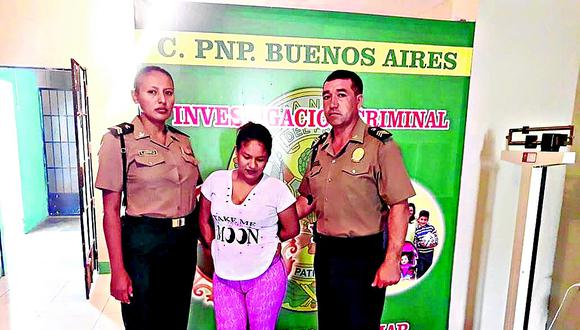 Intervienen a una de las más buscadas por robo agravado en Morropón