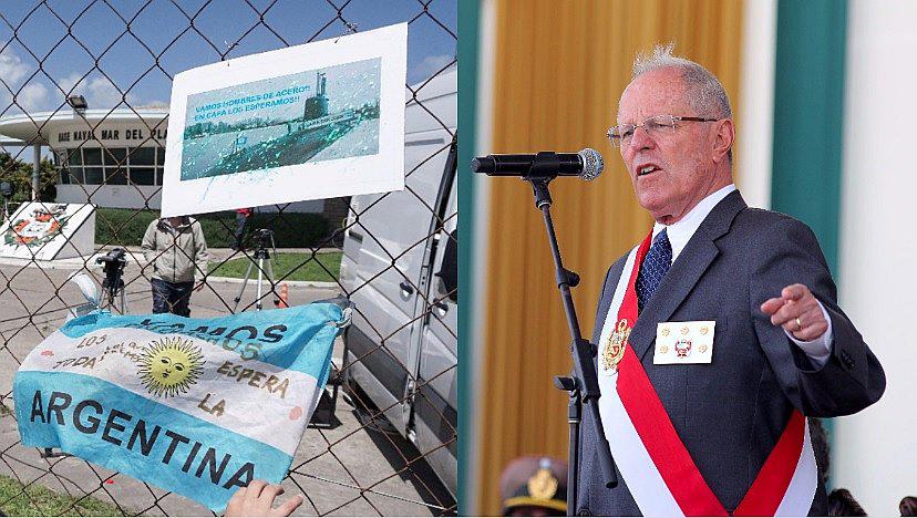 PPK envía mensaje de solidaridad a Argentina ante búsqueda de submarino