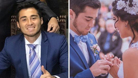 Rodrigo Cuba usó el terno de su matrimonio para firmar los papeles de conciliación con su expareja, Melissa Paredes. (Foto: Instagram)