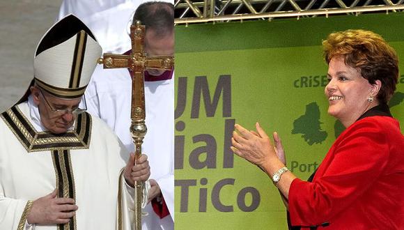 Papa Francisco se reunirá con la presidenta de Brasil Dilma Rousseff