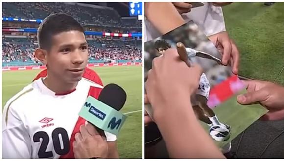 Edison Flores: el detalle que tuvo con niño estadounidense tras victoria ante Croacia (VIDEO)