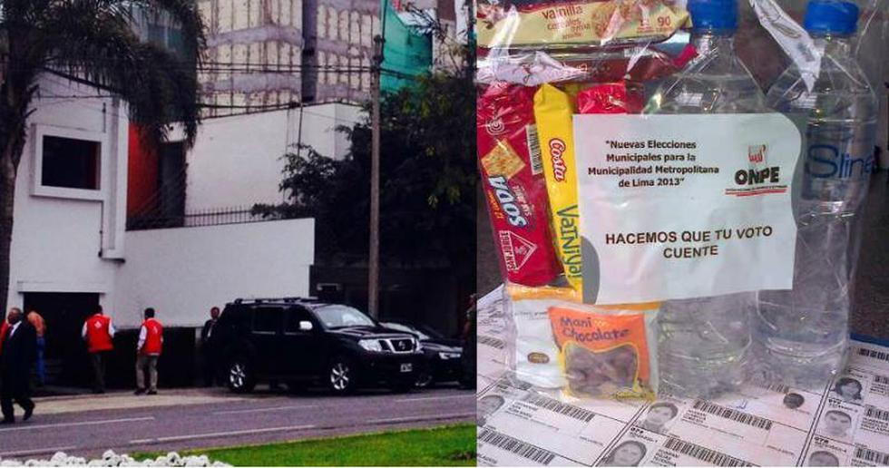 Funcionarios de ONPE y JNE almorzaron platillos gourmet y miembros de mesa, galleta soda