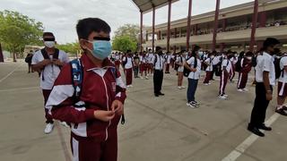 Más de mil colegios inician hoy las clases semipresenciales en Piura