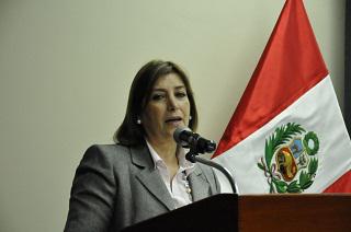 Ministra de justicia pide unión de los peruanos para luchar contra Movadef