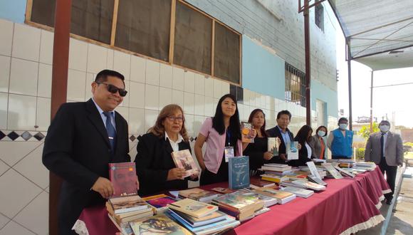 El Festival del Libro Arequipa realizó este donativo como parte de sus actividades de impacto social. (Foto: Difusión)
