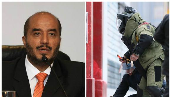 José Luis Pérez Guadalupe pide respeto al trabajo de PNP tras hallazgo de granadas