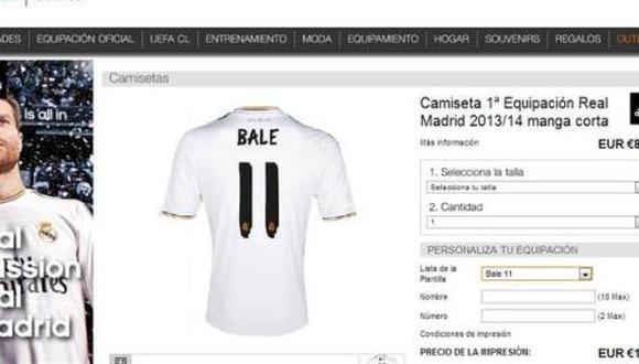 Real Madrid: Ya vende la camiseta de Gareth Bale