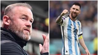 Rooney recuerda que le dijo a Messi que era el mejor hace una década: “Nada ha cambiado”