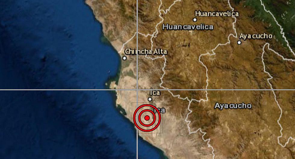 Ica: Temblor de magnitud 5.8 se registró esta noche en Chincha (FOTO)
