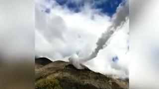 Ayacucho: Extraña explosión se produjo en un cerro de Huanta, reportan testigos (VIDEO)