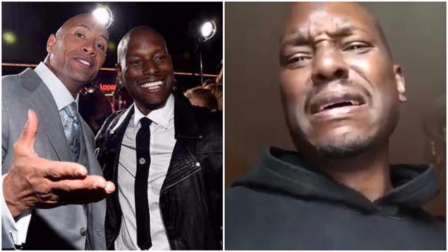 Rápidos y furiosos: Tyrese Gibson llora y revela detalles de su pelea con Dwayne Johnson