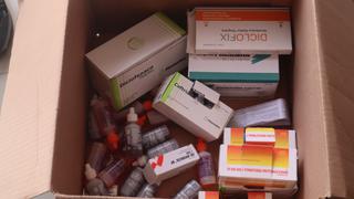Incautan 17 cajas de medicamentos expirados y sin registro sanitario en farmacias de Huancayo
