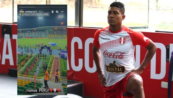 El jugador está presente en el Perú vs. Argentina por la Copa América Femenina. Foto: IG Raziel García/FPF.