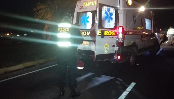 Mujer queda gravemente herida tras ser embestida por auto de placa chilena