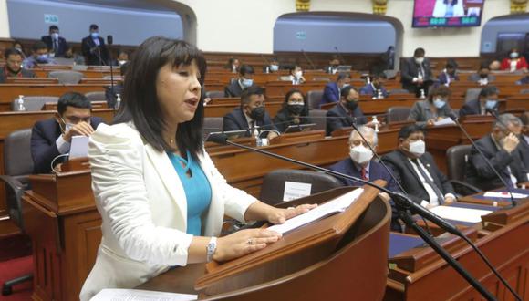 Presidenta del Consejo de Ministros se encuentra en el Parlamento. En los últimos días se reunió con representantes de las bancadas. (Foto: Congreso del Perú)
