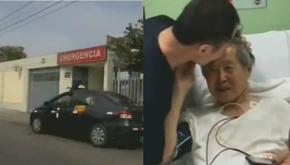 Alberto Fujimori salió de alta tras presentar mejorías en la clínica de Pueblo Libre (VIDEO)