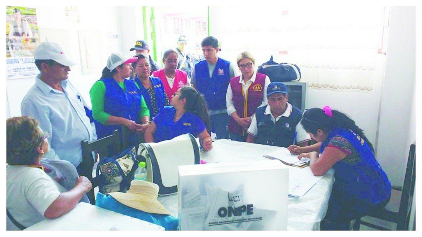 Declaran nulas las elecciones en el centro poblado Cambio Puente