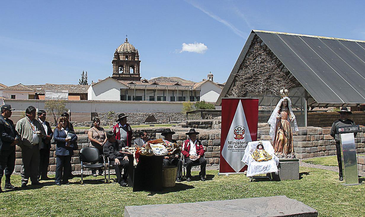 Virgen de Natividad lista tras restauración hecha en Cusco