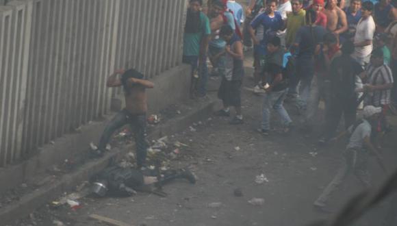Denuncian penalmente a sujeto que atacó a policía en La Parada