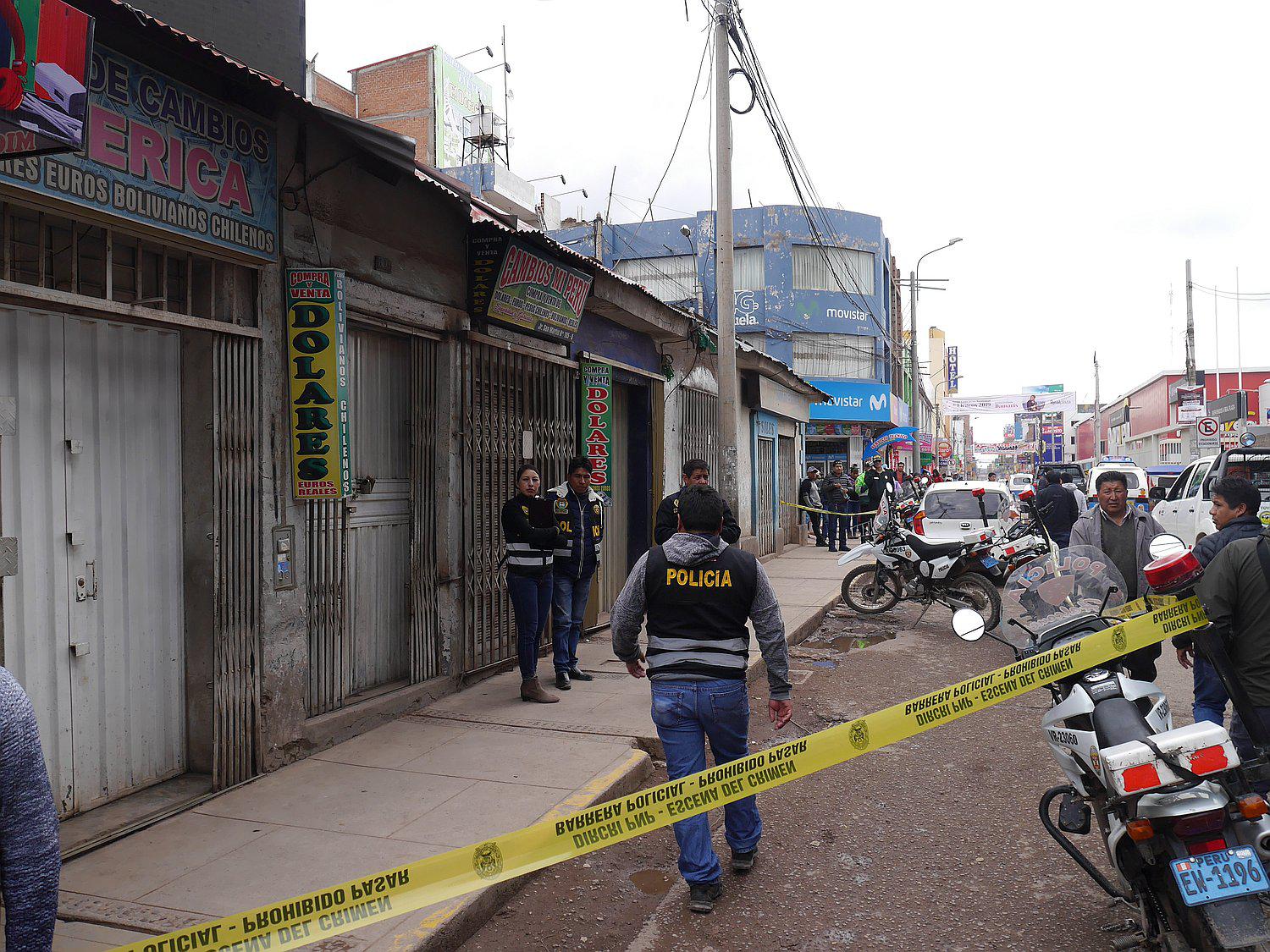 Delincuentes asesinan a balazos a cambista en Juliaca 