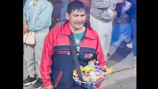 Carlos, el vendedor de dulces que se hizo viral al ponerse a llorar por una canción en concierto