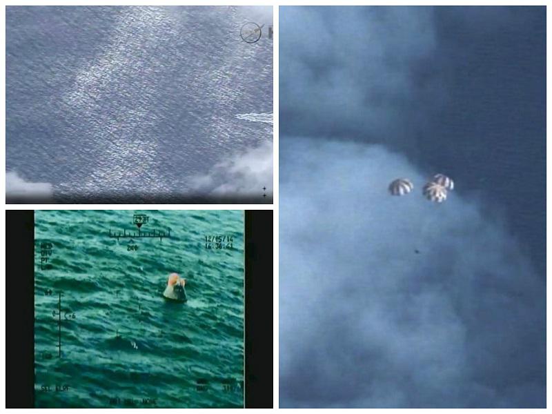 NASA: Cápsula Orion ameriza en el Pacífico tras su primer viaje de prueba