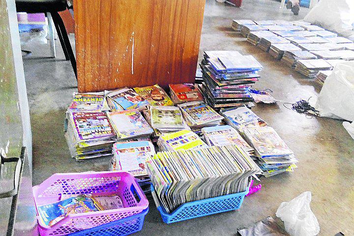 Decomisan más de mil discos pirata en la calle Cajamarca